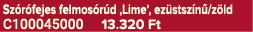 Sz r fejes felmos r d ‚Lime’, ez stsz n /z ld C100045000 13.320 Ft