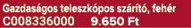 Gazdas gos teleszk pos sz r t , feh r C008336000 9.650 Ft