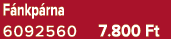 F nkp rna 6092560 7.800 Ft