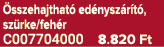  sszehajthat ed nysz r t , sz rke/feh r C007704000 8.820 Ft