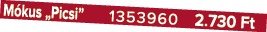 M kus „Picsi” 1353960 2.730 Ft
