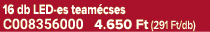 16 db LED es team cses C008356000 4.650 Ft (291 Ft/db)
