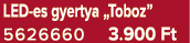 LED es gyertya „Toboz” 5626660 3.900 Ft
