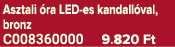 Asztali ra LED es kandall val, bronz C008360000 9.820 Ft