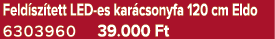 Feld sz tett LED es kar csonyfa 120 cm Eldo 6303960 39.000 Ft