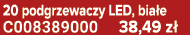 20 podgrzewaczy LED, bia e C008389000 38,49 z 