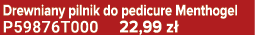 Drewniany pilnik do pedicure Menthogel P59876T000 22,99 z 