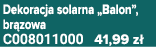 Dekoracja solarna „Balon”, br zowa C008011000 41,99 z 