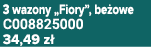 3 wazony „Fiory”, be owe C008825000 34,49 z 