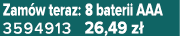 Zam w teraz: 8 baterii AAA 3594913 26,49 z 