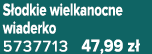 S odkie wielkanocne wiaderko 5737713 47,99 z 