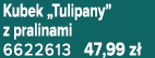Kubek „Tulipany” z pralinami 6622613 47,99 z 