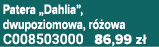 Patera „Dahlia”, dwupoziomowa, r owa C008503000 86,99 z 