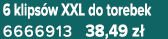 6 klips w XXL do torebek 6666913 38,49 z 