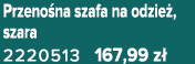 Przeno na szafa na odzie , szara 2220513 167,99 z 