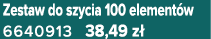 Zestaw do szycia 100 element w 6640913 38,49 z 
