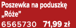 Poszewka na poduszk „R  e” 6565730 71,99 z 