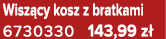 Wisz cy kosz z bratkami 6730330 143,99 z 