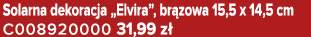 Solarna dekoracja „Elvira”, br zowa 15,5 x 14,5 cm C008920000 31,99 z 