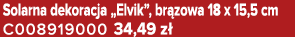 Solarna dekoracja „Elvik”, br zowa 18 x 15,5 cm C008919000 34,49 z 