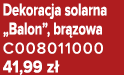 Dekoracja solarna „Balon”, br zowa C008011000 41,99 z 