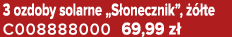 3 ozdoby solarne „S onecznik”,   te C008888000 69,99 z 