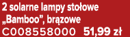 2 solarne lampy sto owe „Bamboo”, br zowe C008558000 51,99 z 