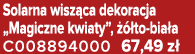 Solarna wisz ca dekoracja „Magiczne kwiaty”,   to bia a C008894000 67,49 z 