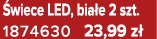  wiece LED, bia e 2 szt. 1874630 23,99 z 