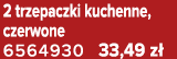 2 trzepaczki kuchenne, czerwone 6564930 33,49 z 