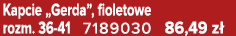 Kapcie „Gerda”, fioletowe rozm. 36 41 7189030 86,49 z 