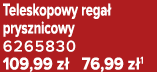 Teleskopowy rega prysznicowy 6265830 109,99 z  76,99 z 1