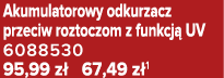 Akumulatorowy odkurzacz przeciw roztoczom z funkcj UV 6088530 95,99 z  67,49 z 1