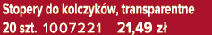 Stopery do kolczyk w, transparentne 20 szt. 1007221 21,49 z 