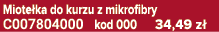 Miote ka do kurzu z mikrofibry C007804000 kod 000 34,49 z 