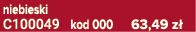 niebieski C100049 kod 000 63,49 z 