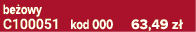 be owy C100051 kod 000 63,49 z 