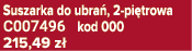 Suszarka do ubra , 2 pi trowa C007496 kod 000 215,49 z 