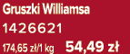 Gruszki Williamsa 1426621 174,65 z /1 kg 54,49 z 