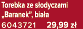 Torebka ze s odyczami „Baranek”, bia a 6043721 29,99 z 