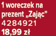 1 woreczek na prezent „Zaj c” 4284921 18,99 z 