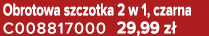 Obrotowa szczotka 2 w 1, czarna C008817000 29,99 z 