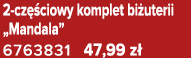 2 cz ciowy komplet bi uterii „Mandala” 6763831 47,99 z 