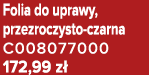Folia do uprawy, przezroczysto czarna C008077000 172,99 z 