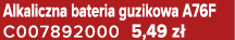 Alkaliczna bateria guzikowa A76F C007892000 5,49 z 