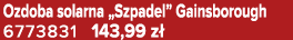 Ozdoba solarna „Szpadel” Gainsborough 6773831 143,99 z 