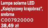 Lampa solarna LED „Ksi ycowy krajobraz”, srebrna C007920000 38,49 z 