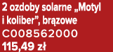 2 ozdoby solarne „Motyl i koliber”, br zowe C008562000 115,49 z 