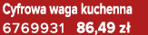 Cyfrowa waga kuchenna 6769931 86,49 z 