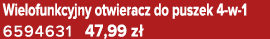Wielofunkcyjny otwieracz do puszek 4 w 1 6594631 47,99 z 